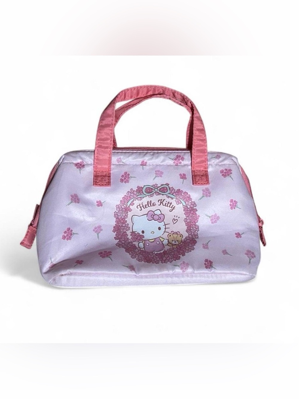Hello Kitty Pink Floral Lunch Bag